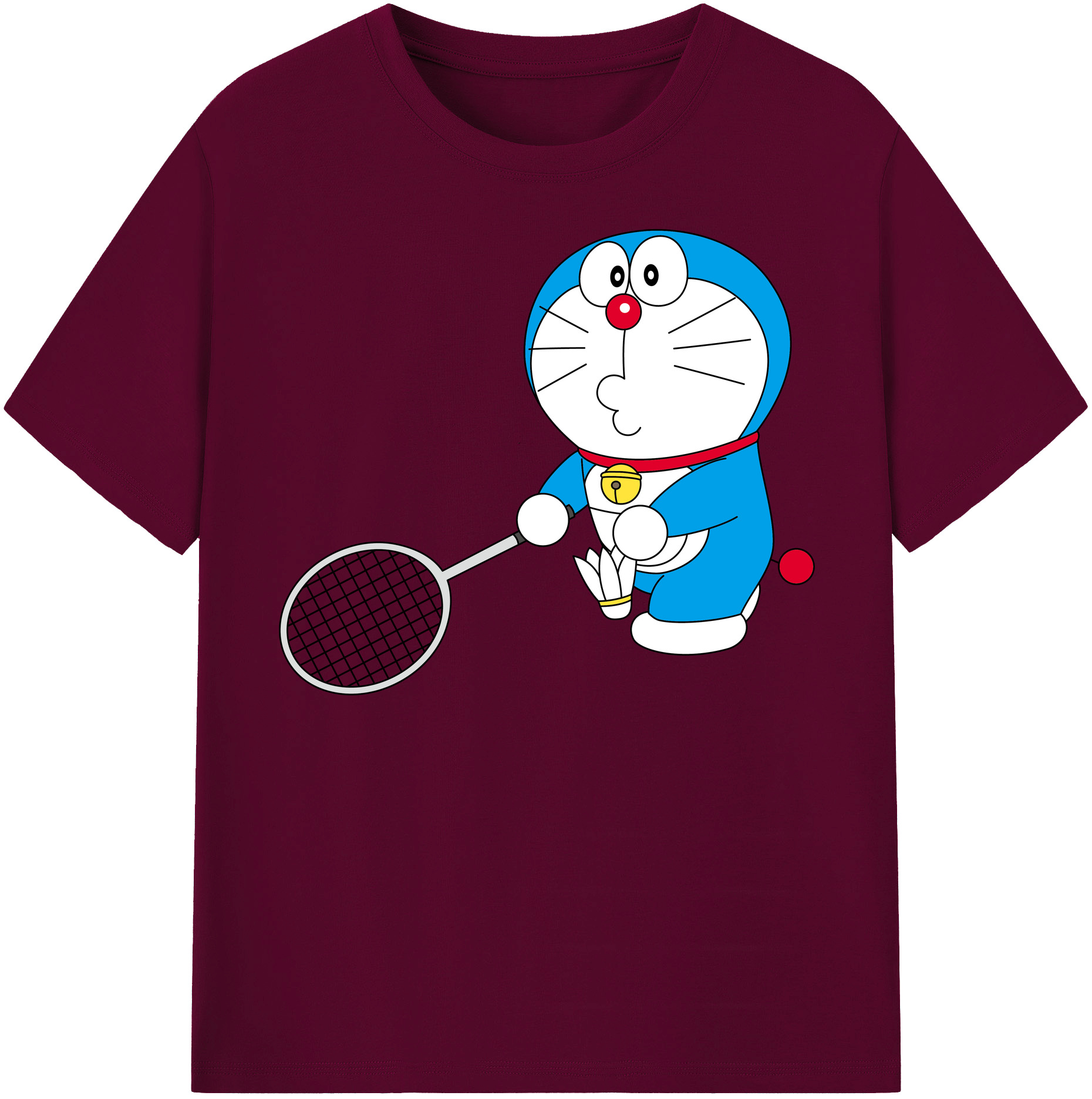 （画像用） ドラえもん Doraemon レディースカジュアルプリントTシャツ（綿100％）